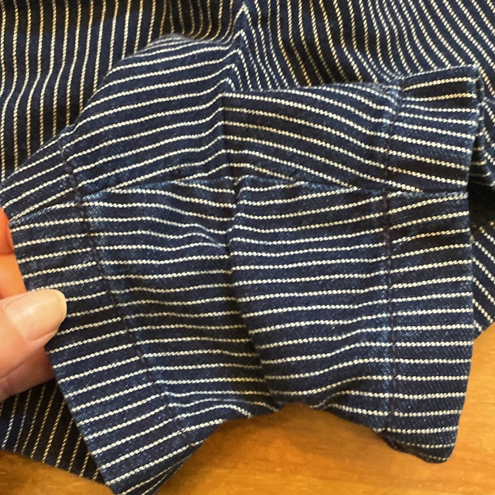 LOFT XL denim drawstring waist short - Picture 4 of 6